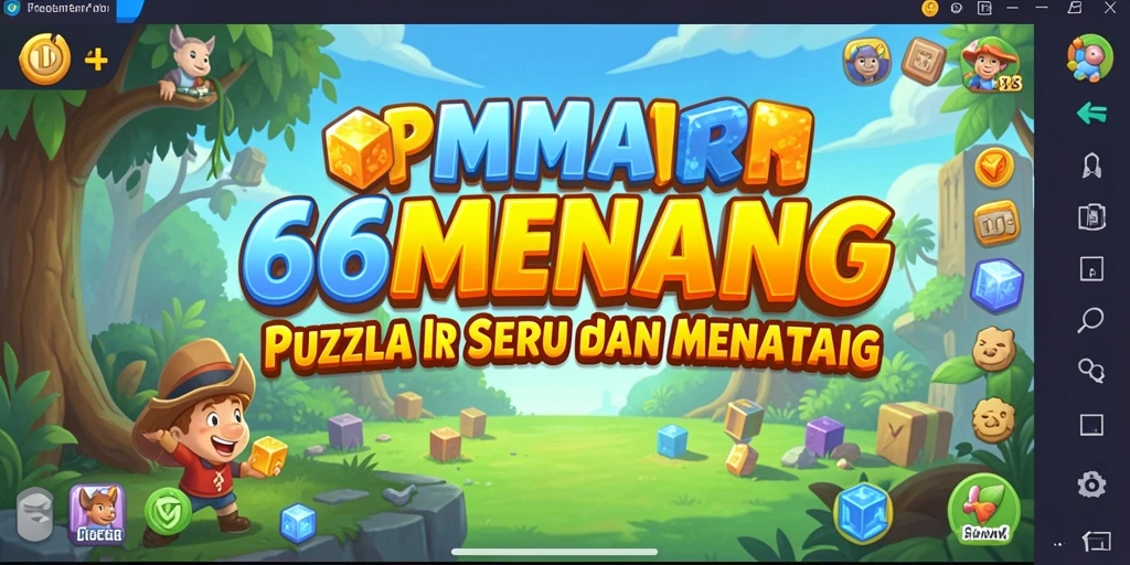 Tampilan gameplay menantang dari 66MENANG dengan berbagai puzzle menarik.