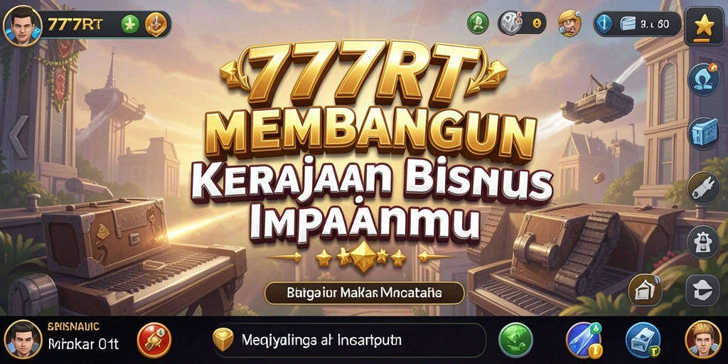 Gameplay seru dalam mengelola kerajaan bisnis.