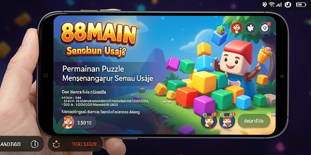 Tampilan gameplay menarik dari 88MAIN dengan berbagai teka-teki.