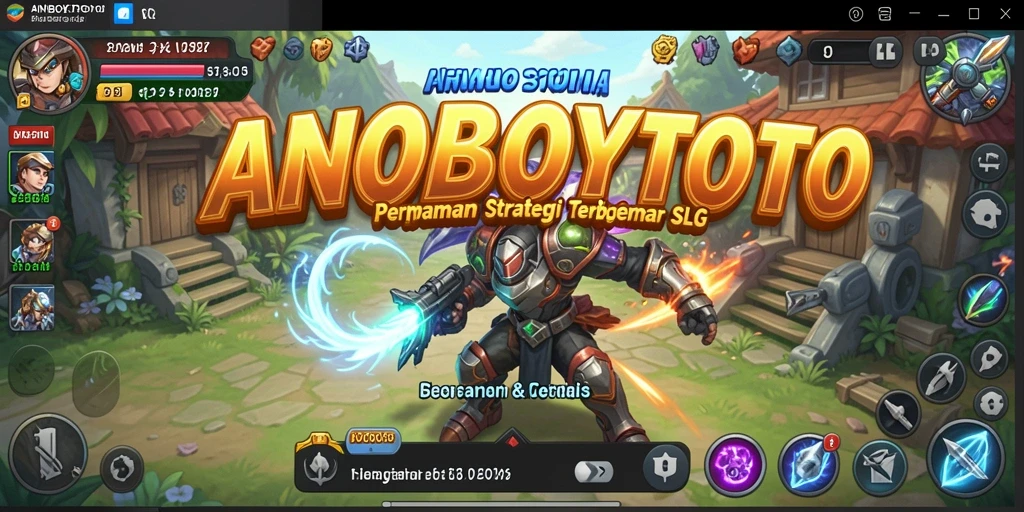 Tampilan gameplay menegangkan di ANOBOYTOTO.