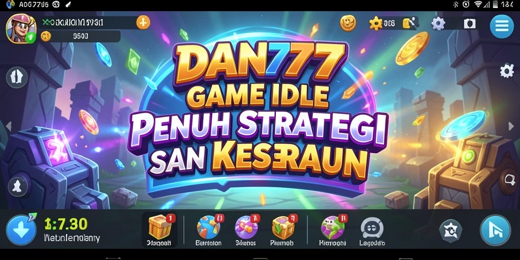 Screenshot gameplay seru dari game Idle DAN777.