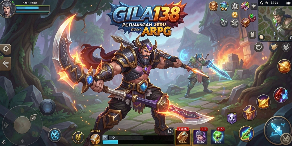 Gameplay seru dalam GILA138 dengan pertarungan epik.