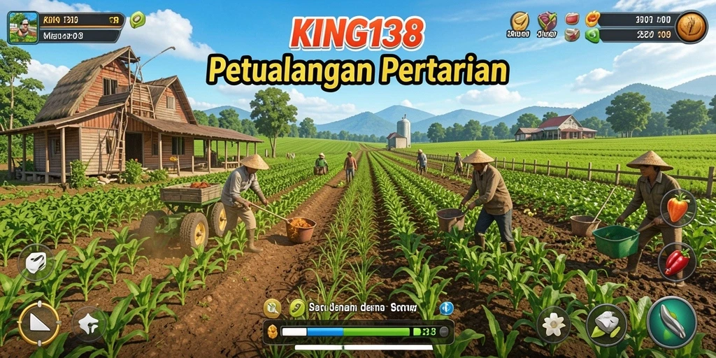 Tangkapan layar KING138 menampilkan aktivitas berkebun yang menarik.