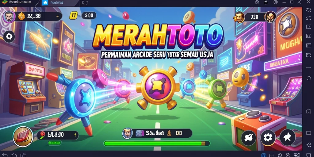 Screenshot utama MERAHTOTO menampilkan gameplay yang menarik dan penuh tantangan.
