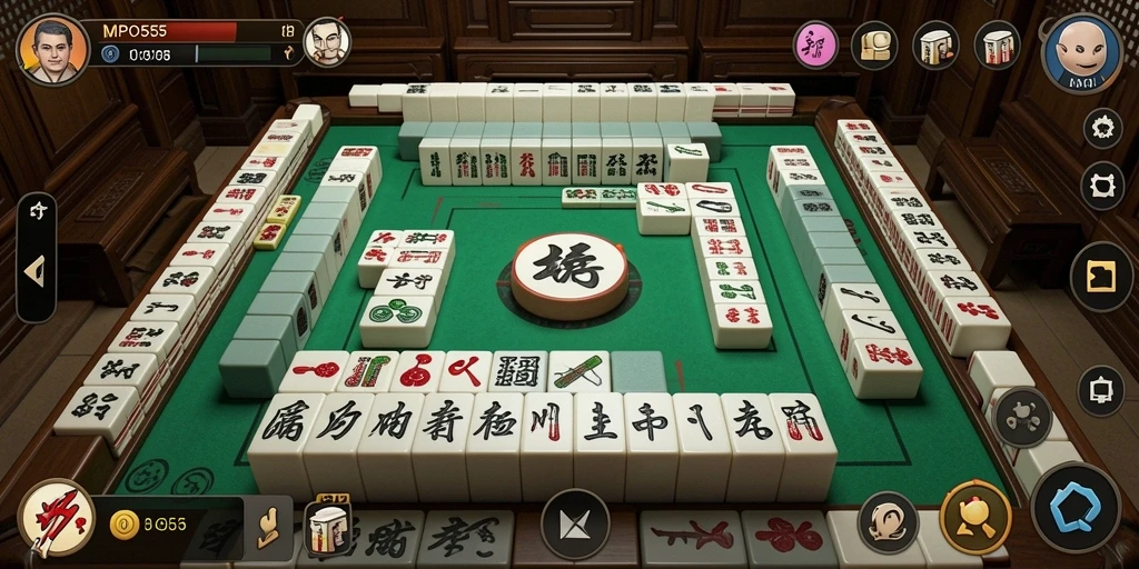 Tampilan screenshot MPO555 saat gameplay Mahjong yang seru.