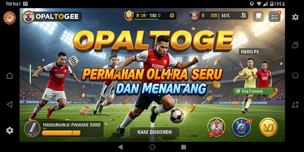 Tangkapan layar gameplay OPALTOGEL dalam suasana olahraga yang menarik.