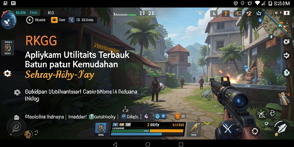 Tampilan antarmuka RKGG dengan fitur utilitas yang sederhana.